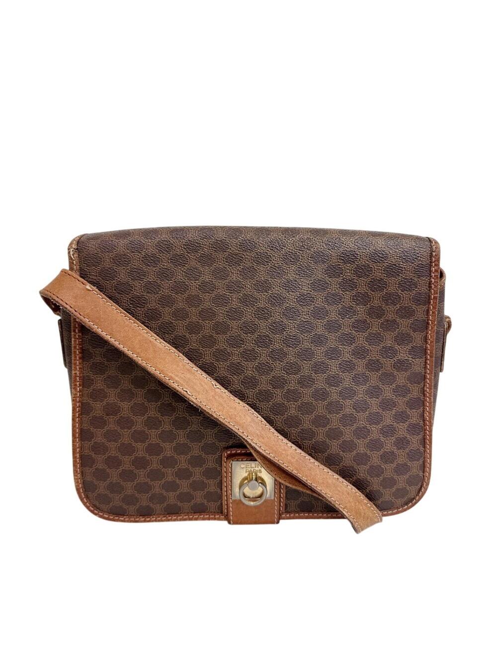 Celine Vintage Saddle Flap Shoulder Bag #273955C38B